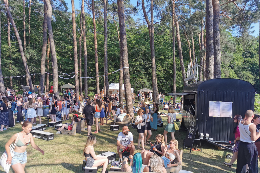 Rausgegangen Festival im Dünnwald