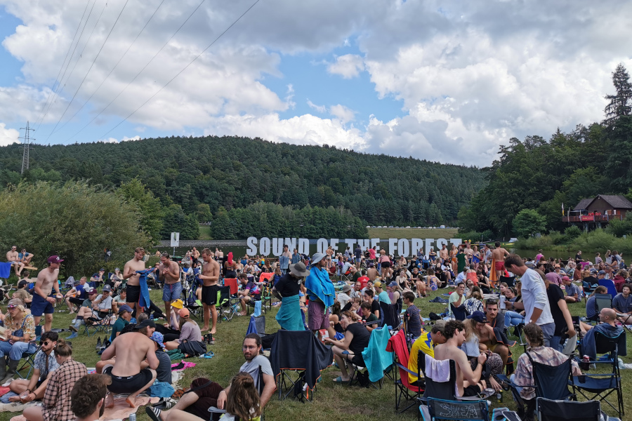 Sound of the Forest festival Gelände